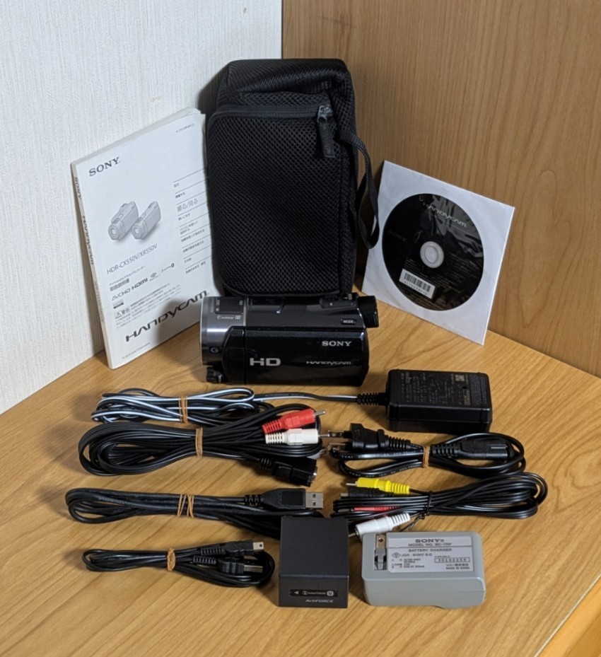 SONY HDR-CX550V Handycam Camcorder NightShot Full HD Japanese only