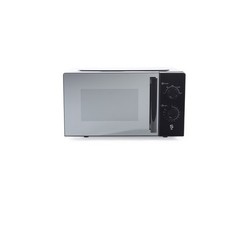 Salter 20L Manual Microwave – 5 Power Levels, Large Capacity, Mirrored, Black