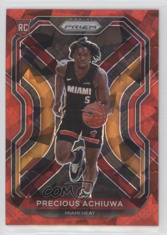 2020-21 Panini Prizm Red Ice Prizm Precious Achiuwa #294 Rookie RC uk2