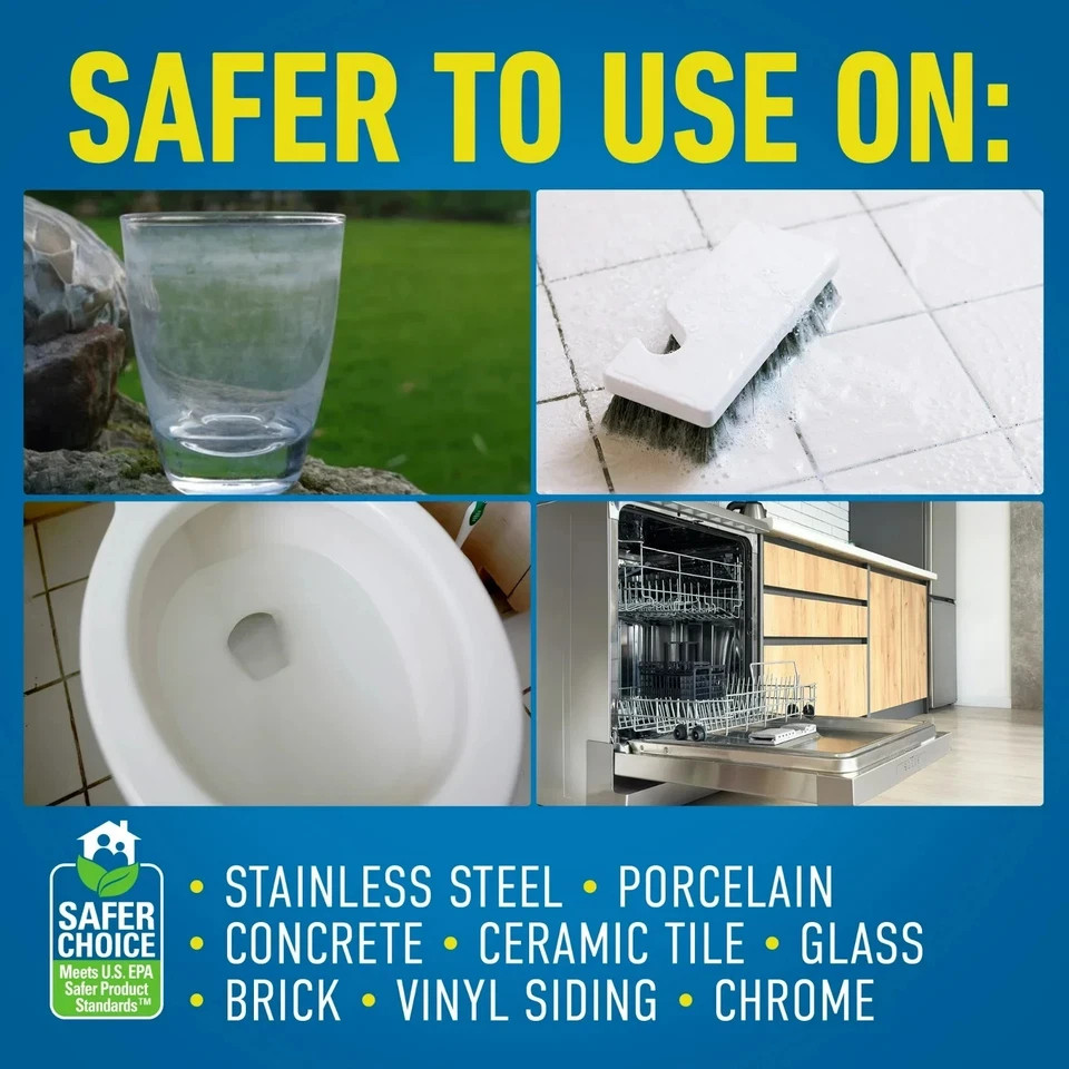 CLR Calcium Lime & Rust Remover Multi-Use Household Cleaner 28 fl oz