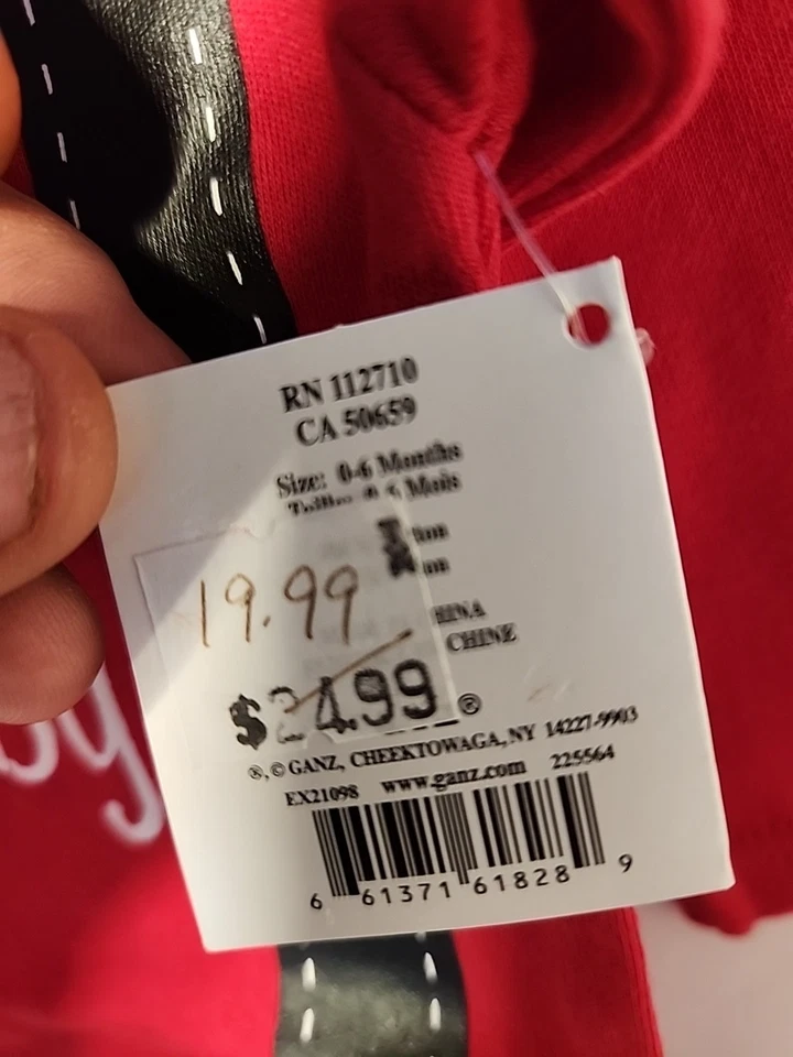 0 To 6 Months 1 Pc Santa Baby Outfit - Image 3 of 3