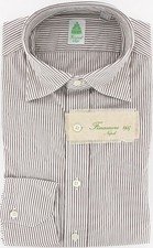 Finamore Napoli Button-Front Shirt Medium FN4489