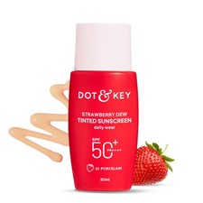 Dot  Key Strawberry Dew Tinted Sunscreen SPF 50 PA  Natural Finish 50g pack
