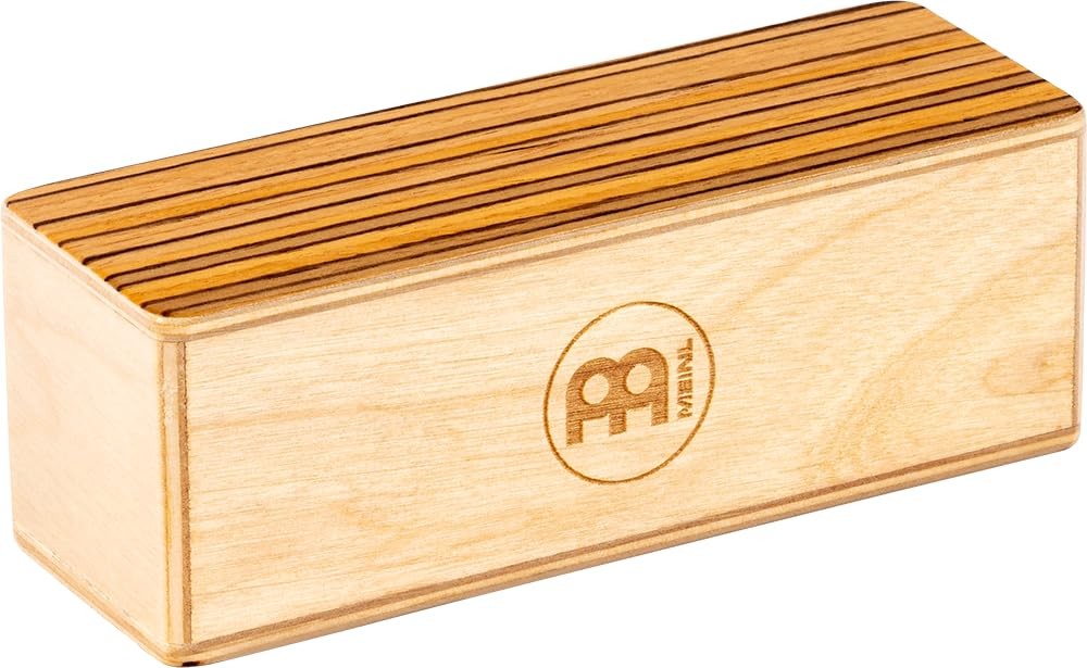 Shaker en bois noble rectangle de bouleau baltique petite percussion durable