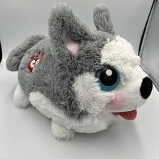 Chubby Puppies  Friends Husky Plush Dog Spin Master 2015 Stuffed Animal 13  x 8  