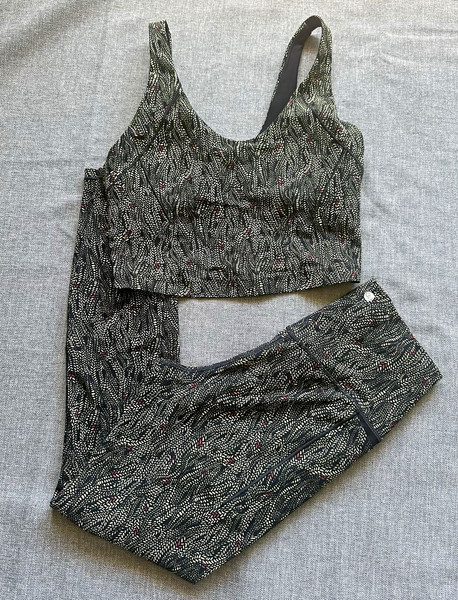Calia 2pc Matching Inspire Active Set Tank Top & Leggings pockets Small 