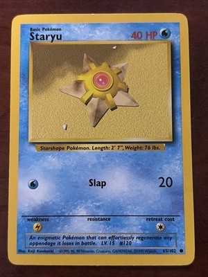 Staryu 065/102 Base Set Regular