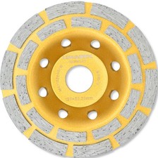 Hartmetall-Schleifscheibe 180 Mm – Mittlere Körnung, Bohrung 22,23 Mm, Für Beton, Estrich, Farbe & Kleber, Für Winkelschleifer