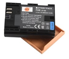 2x Battery LP-E6N LP-E6 for Canon EOS 5D Mark II III 60Da 60D 70D 6D 7D