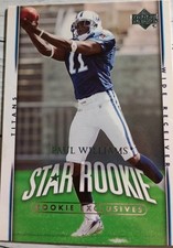 Upper Deck 2007 Football Star Rookie Paul Williams Titans Card #272. rookie card picture