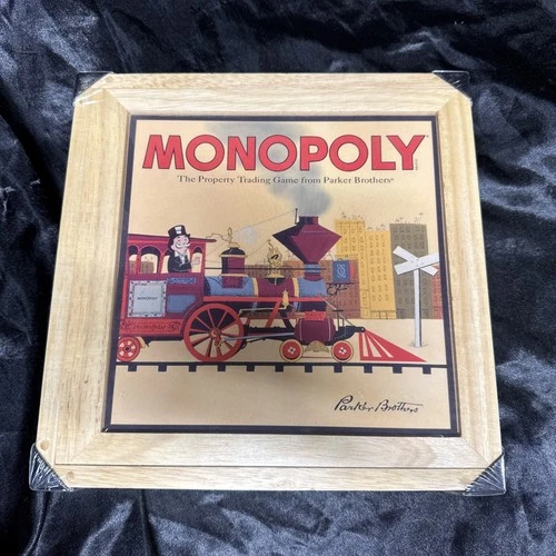 Vintage Monopoly Board Game 2001 Nostalgia Edition Parker Brothers New Contents