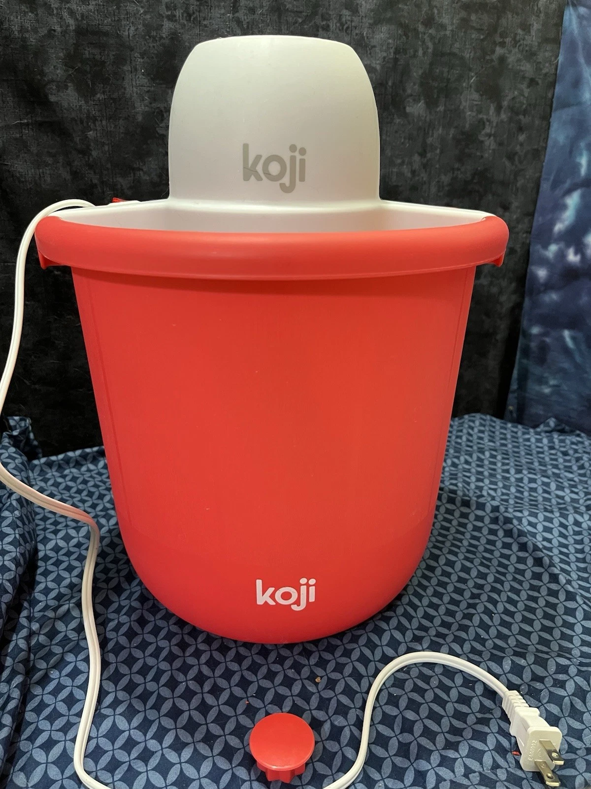 Koji Electric Ice Cream Maker Homemade 4 Quart Preowned Kitchen Aide Utensils