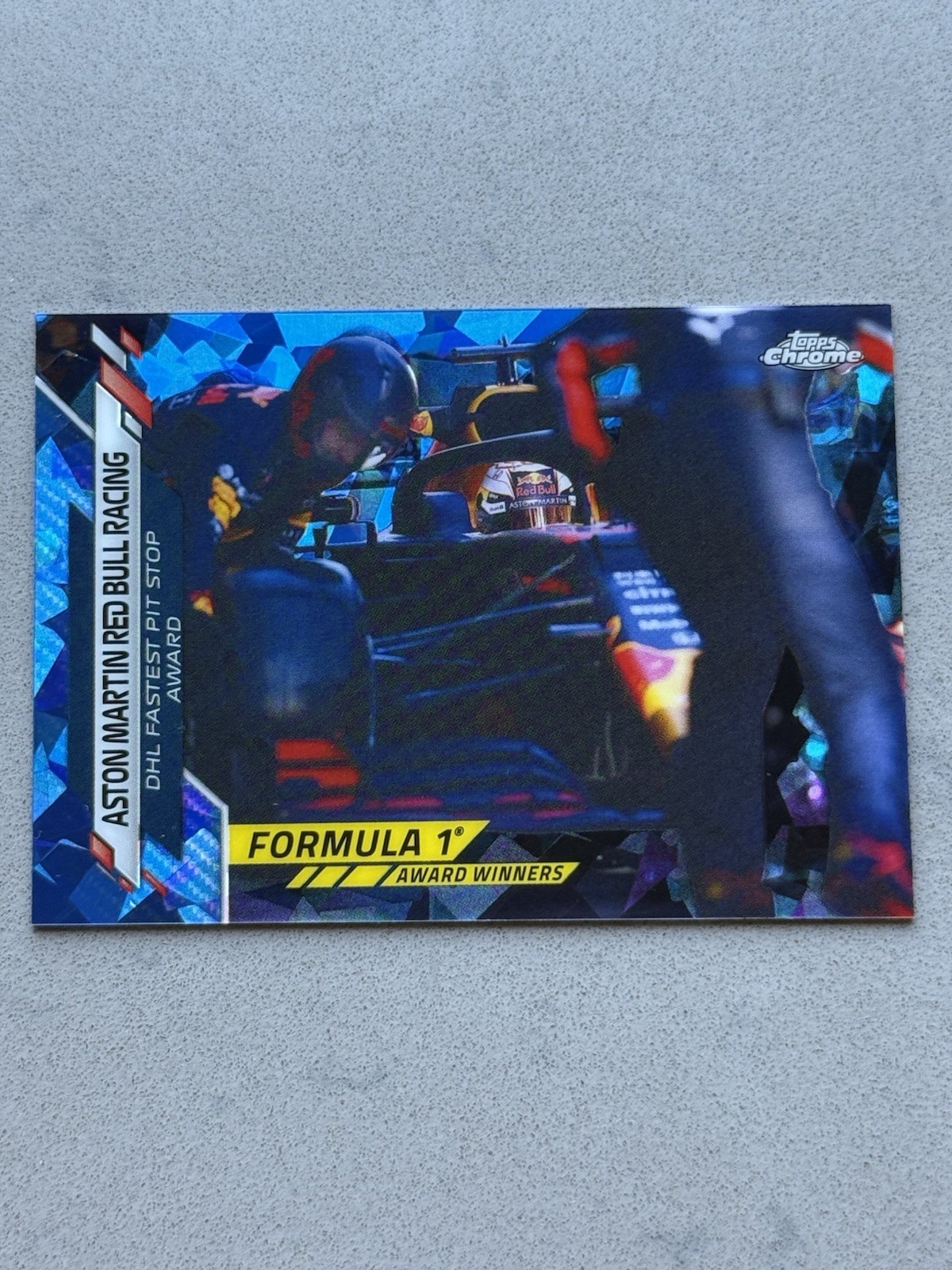 2020 Topps Chrome Sapphire Formula 1 Card #194 Max Verstappen - Red Bull F1