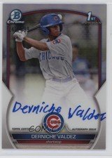 2023 Bowman Chrome Prospect Refractor 242/499 Derniche Valdez #CPA-DV Auto 1s44