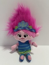 2023 Dreamworks Trolls Band Together 9  Queen Poppy Plush Doll Pre-owned