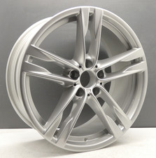 BMW 6 SERIES SILVER 20" ALLOY WHEEL RIM 8.5J ET33 373M FRONT 7843715 GENUINE X1