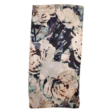 Vince Camuto 100% Silk 72" x 18" Dream Floral Oblong Scarf #VC2495