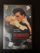 The Delinquents VHS 1989 Big Box Kylie Minogue, Charlie Schlatter Movie Classic