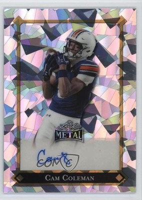 2025 Leaf Metal 92 Leaf LGR Silver Crystals 3/10 Cam Coleman #92L-CC1 Auto 1cs5