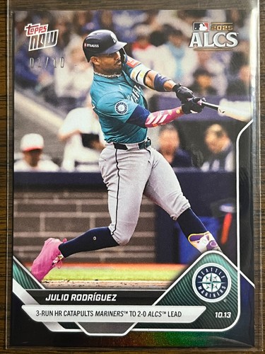2025 Topps Now 863 Julio Rodríguez