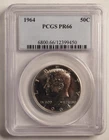 1964 Kennedy Proof Half Dollar 50C - PCGS PR66 - FREE SHIPPING!