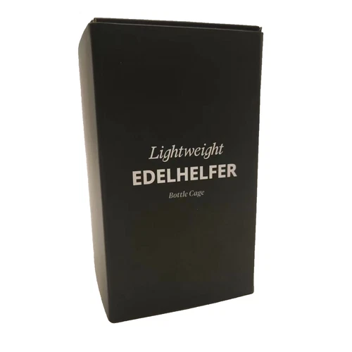 Lightweight EDELHELFER Carbon Water Bottle Cage (Black)