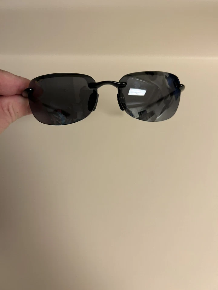Gafas de sol sin montura Maui Jim Sandy Beach MJ 408 02 + gafas de sol polarizadas grises Foto 2 de 3