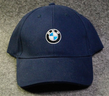 BMW Lifestyle Navy Strapback Hat One Size Embroidered Logo NWOT
