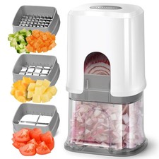 Multifunctional Vegetable Chopper White - 3 Cube,