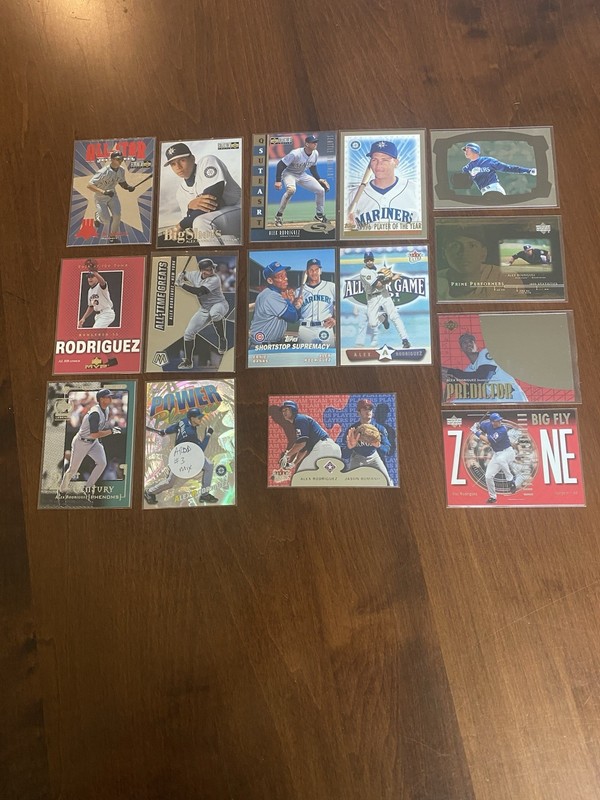 15 Card All Inserts/Parallels Alex Rodriguez Value Lot #3 Mariners & Rangers
