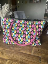 The Sak Colorful Geometric Tote Bag
