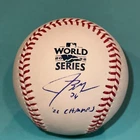 JOSHUA MILLER (Astros) Signed Official 2022 WORLD SERIES Baseball Beckett w/ INS