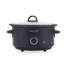 Salter Kuro 3.5L Slow Cooker 3 Heat Settings/Keep Warm for Family Cooking 200W