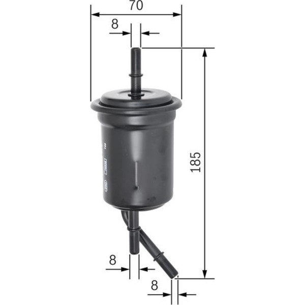 Bosch 0 450 905 970 Kraftstofffilter FüR KIA RIO DC Hauptstromfilter-image
