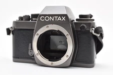 "EXC+5" Contax S2b Titan Black 35mm SLR MF Film Camera C/Y Mount From JAPAN 2531