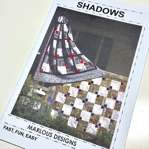 Shadows Quilt Pattern MD18 by Marlous Designs Makes 2 Sizes Fat Quarter Friendly - Picture 7 of 7