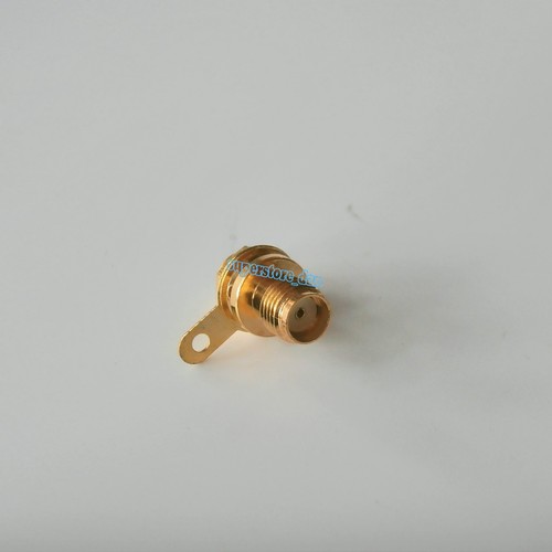 10Pcs SMA female nut bulkhead handle deck clip solder cup RF connector adapter - Picture 6 of 7