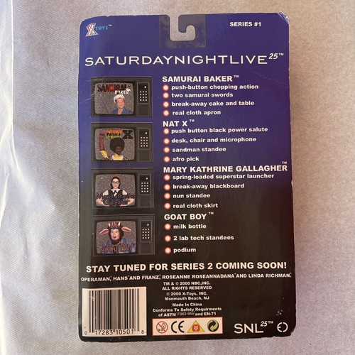 Samurai Baker Actionfigur Saturday Night Live X Toys 2000 NEU - Bild 2 von 6