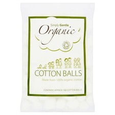 Image of Simply Gentle Organic Cotton Balls - 100 Balls