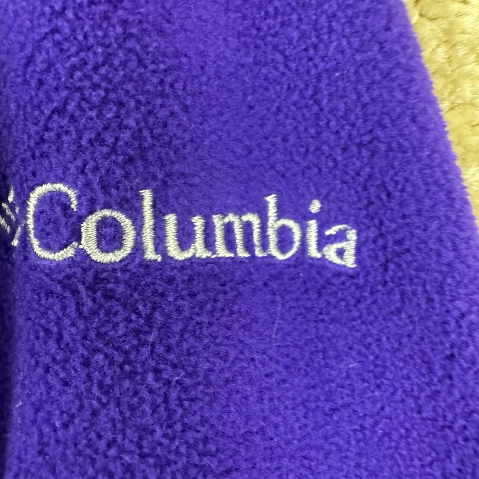 Columbia Fleece Full Zip Basic Jacket Purple/Blac… - image 8
