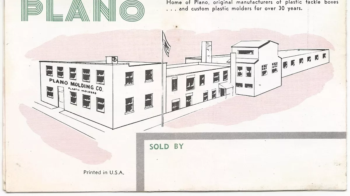 Vintage 1960s Plano Tackle Box Catalog