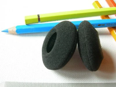 MARKENLOS 2 Ohrpolster für Headset Kopfhörer 40 mm Schaumstoff
