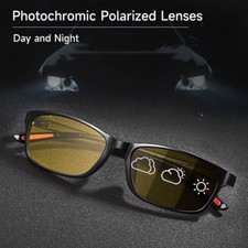 Photochromic Lenses Day and Night Polarized Sunglasses Men Driving Sun Glasses W