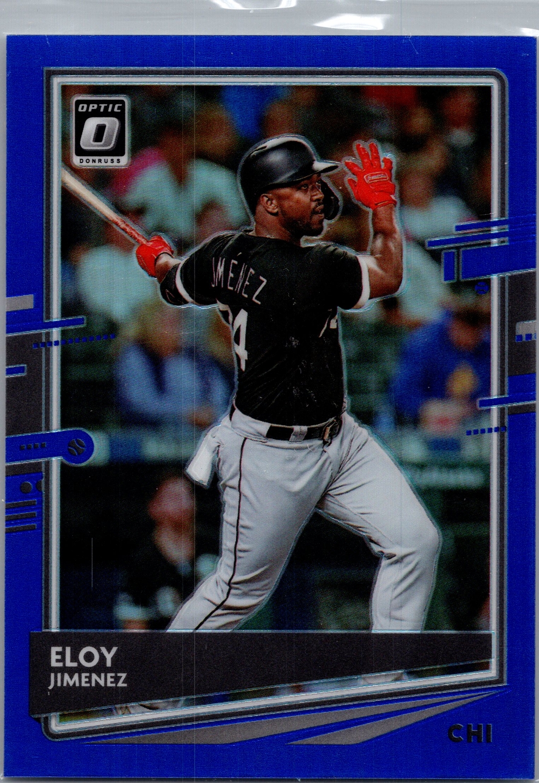 2020 Donruss Optic #136 Eloy Jimenez Blue #/75