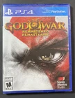 God of War III Remastered [ First Print Blue Case ] (PS4) NEW