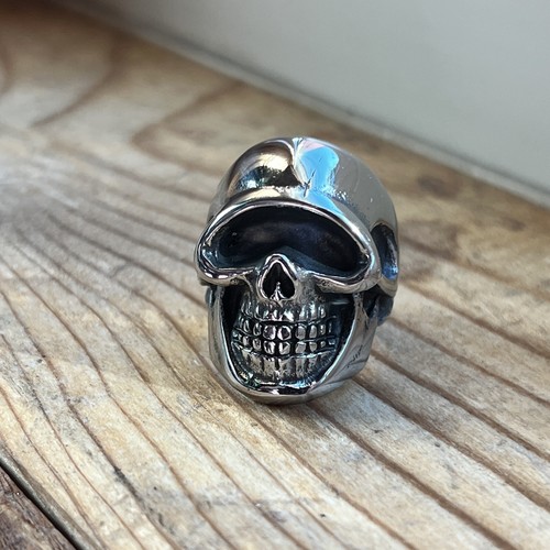 Mens Stainless Steel Cyclops Skull Biker Ring SIZE 9 ONLY 1 On Ebay Old School