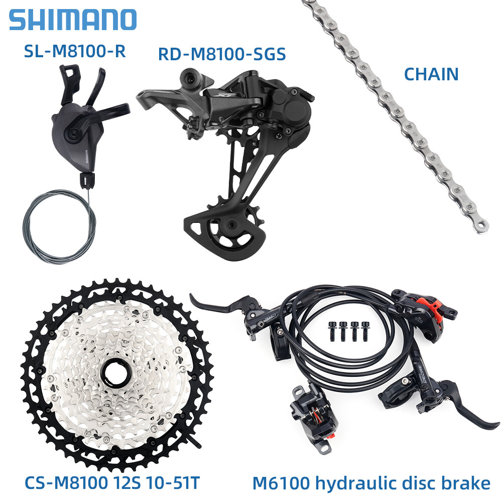 Shimano Deore XT M8100 12S Drivetrain Groupset 51T Cassette