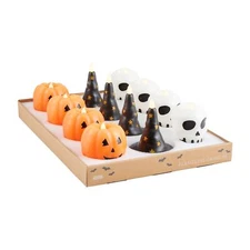 Mud Pie H4 Halloween 3.5" Flameless LED Candles 49800261 - Choose Design