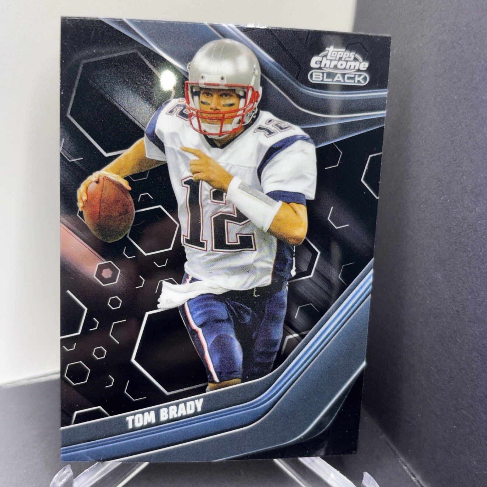 Tom Brady 2023 Topps Composite #130 Topps Chrome Black