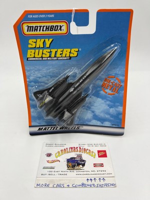 Matchbox Sky Busters SR-71 Blackbird U.S. Air Force Black UU1